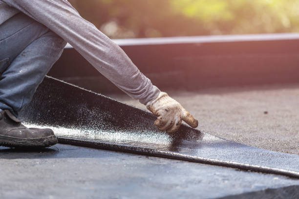 Professional Emergency Waterproofing technician working in Titusville, NJ
